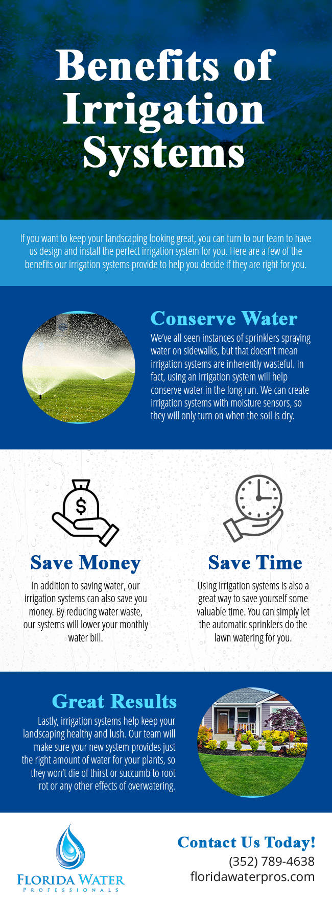 Benefits of Irrigation Systems