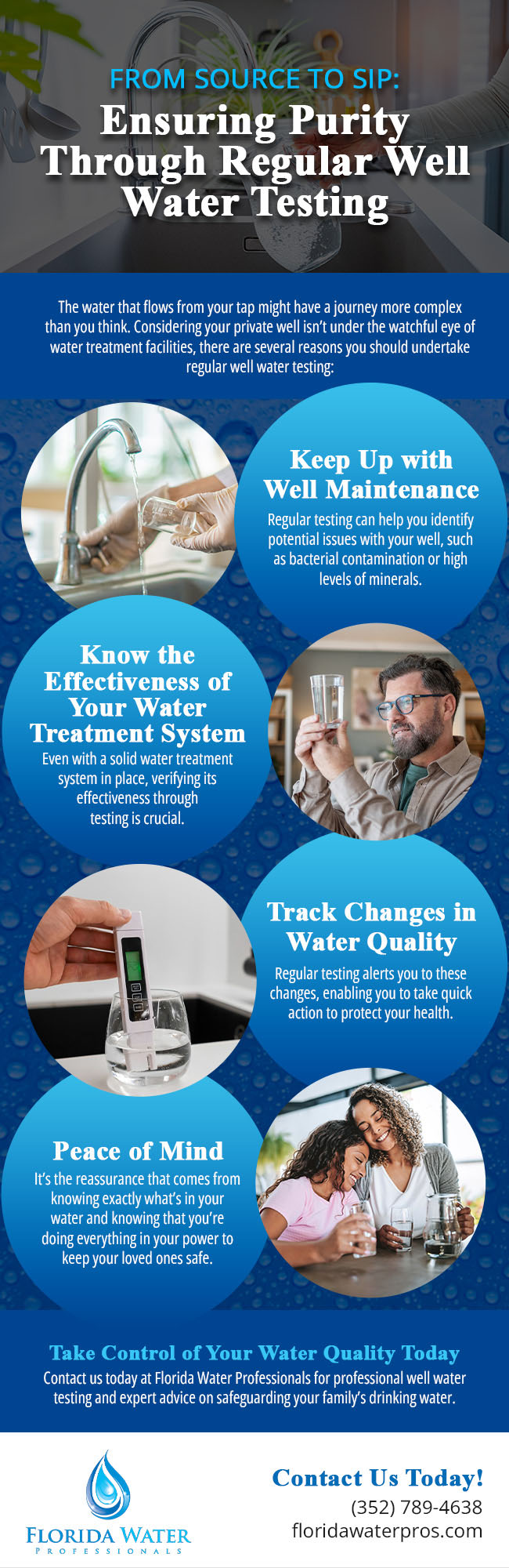 From Source to Sip: Ensuring Purity Through Regular Well Water Testing